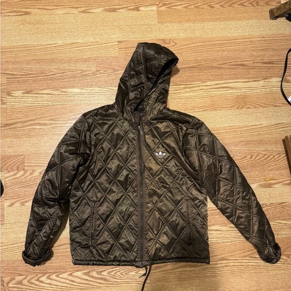 Vintage ‘99 Adidas Chocolate Brown Jacket - Picture 1 of 4